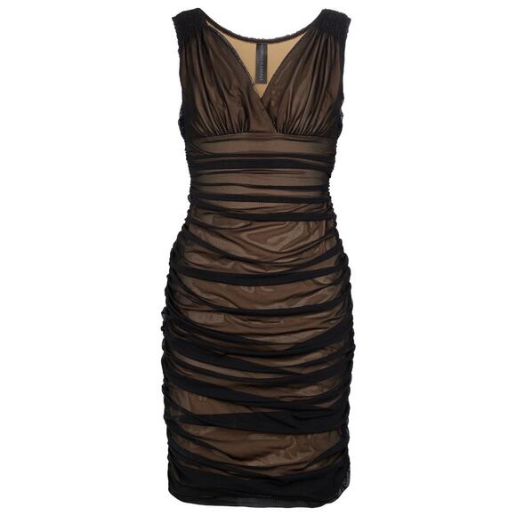 Norma Kamali Tara Ruched Sheath Dress - Picture 1 of 7
